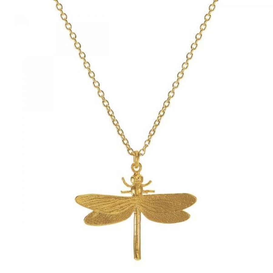 Necklaces Alex Monroe | Alex Monroe Dragonfly Necklace