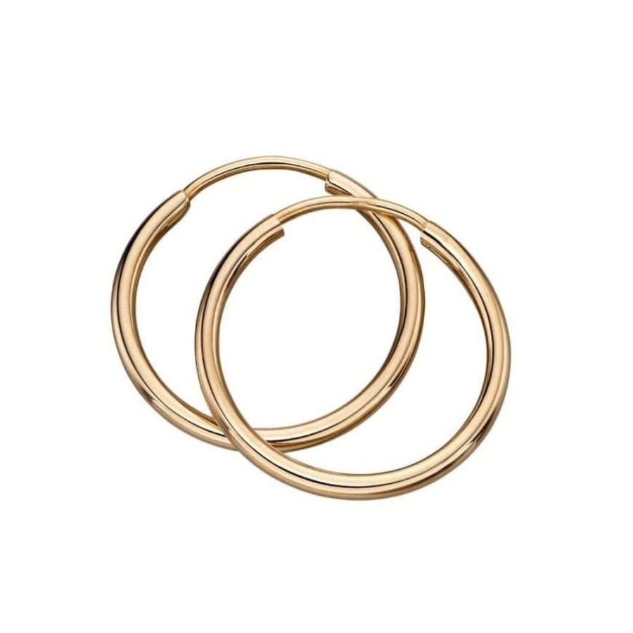 Earrings Silverado Classics | Gold Sleeper Hoop Earrings