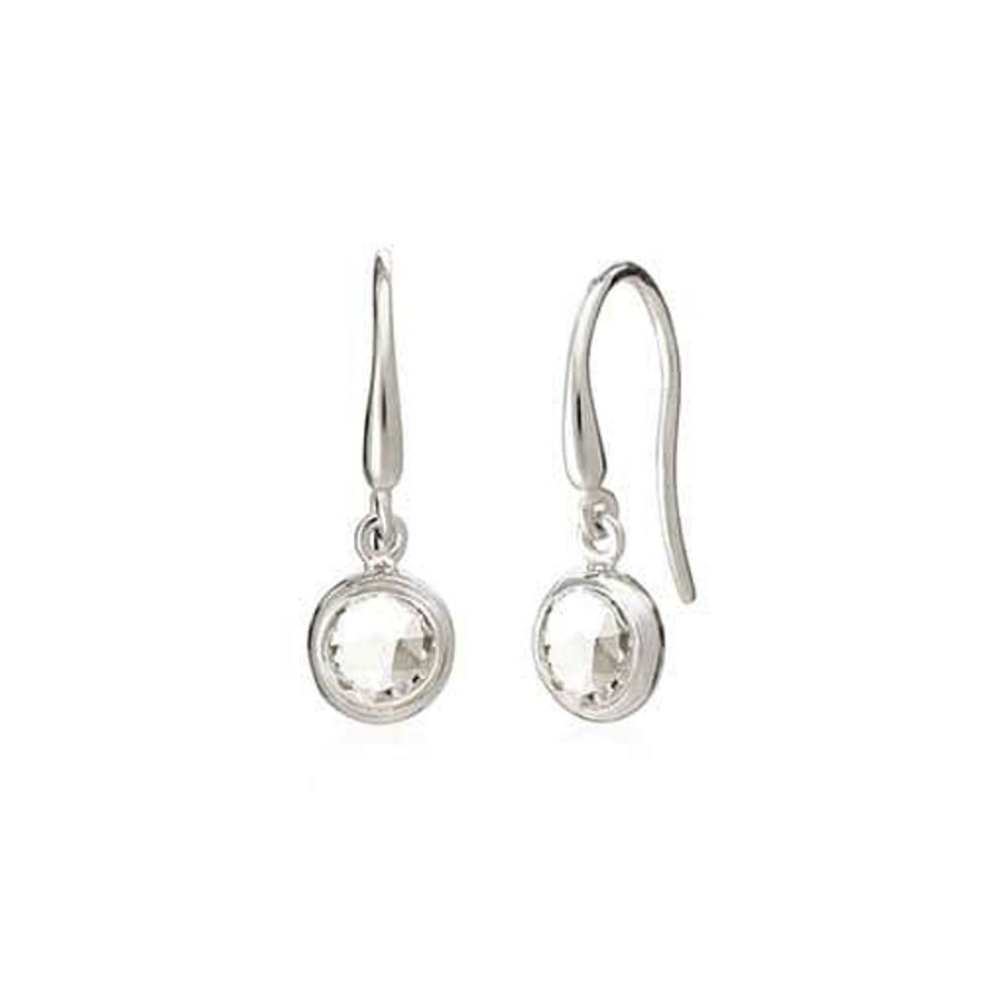 Earrings Luceir Jewellery | Luceir April Birthstone Earrings - Crystal