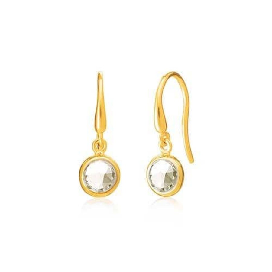 Earrings Luceir Jewellery | Luceir April Birthstone Earrings - Crystal