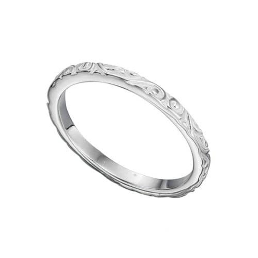 Rings Silverado Classics | Silver Scroll Pattern Ring