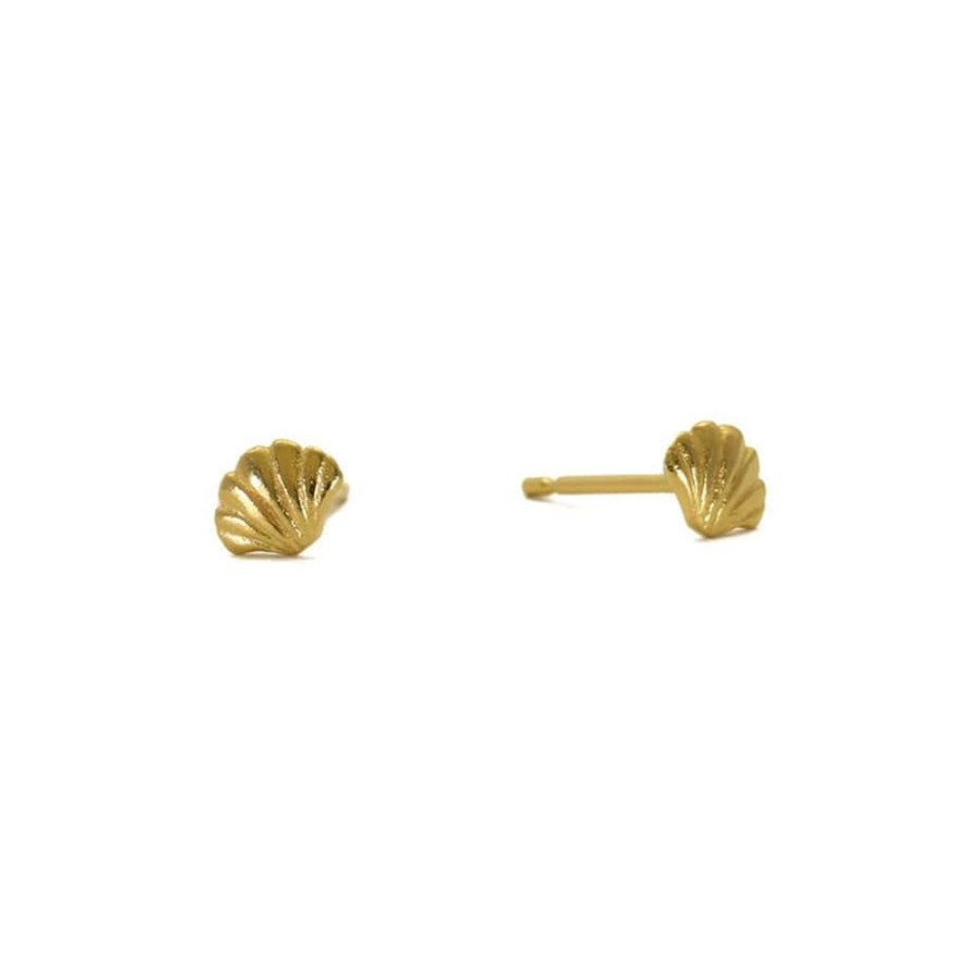 Earrings Rosie Kent | Tiny Wing Shell Stud Earrings