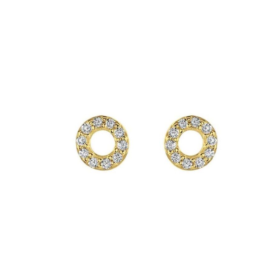 Earrings Silverado Classics | Open Sparkle Stud Earrings