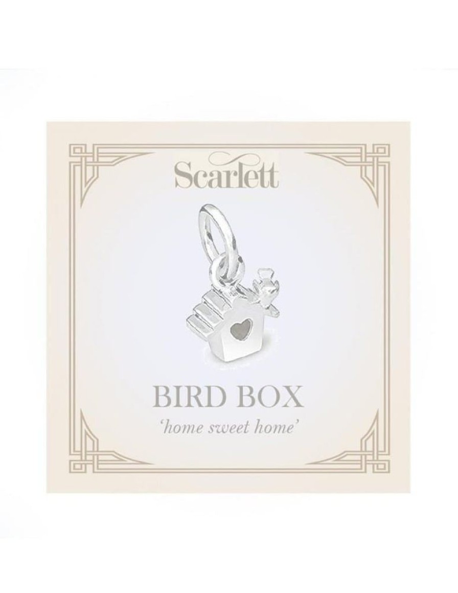 Bracelets Scarlett Jewellery | Scarlett Silver Birdbox Charm