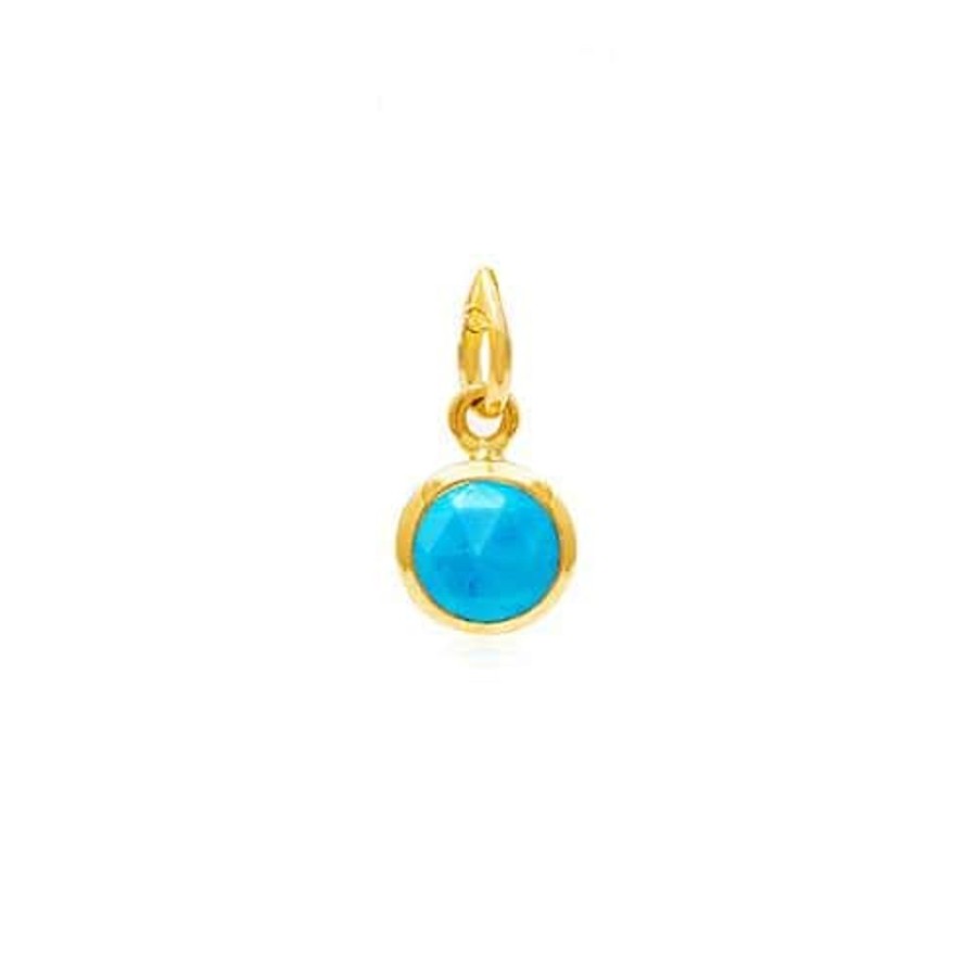 Necklaces Luceir Jewellery | Luceir December Birthstone Pendant - Turquoise