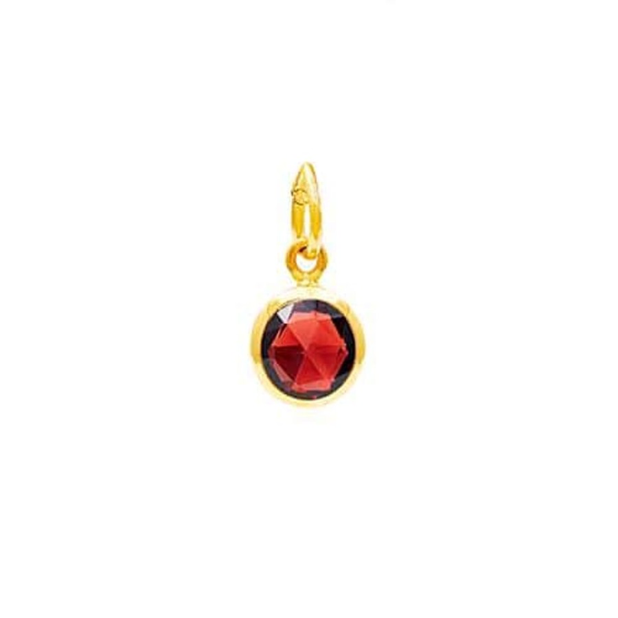 Necklaces Luceir Jewellery | Luceir January Birthstone Pendant - Garnet