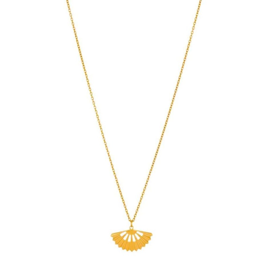 Necklaces Pernille Corydon | Gold-Plated Sphere Necklace