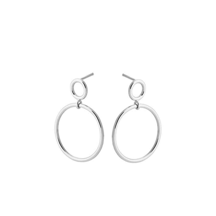 Earrings Pernille Corydon | Silver Globe Earrings