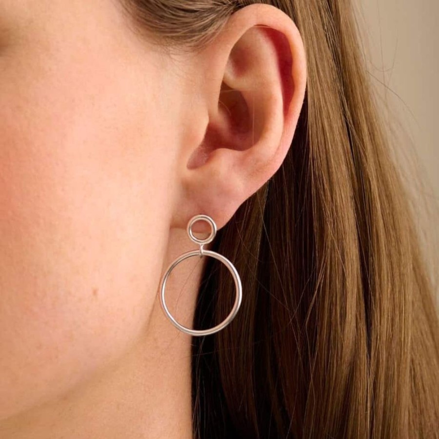 Earrings Pernille Corydon | Silver Globe Earrings