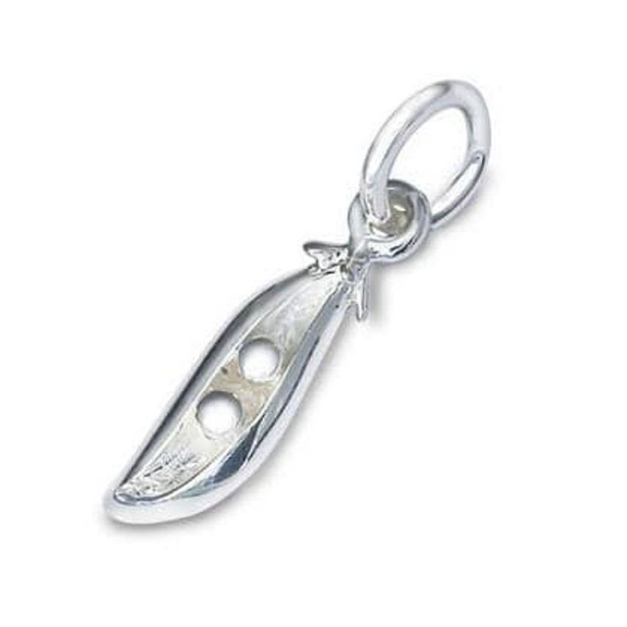 Bracelets Scarlett Jewellery | Scarlett Silver Pea Pod Charm