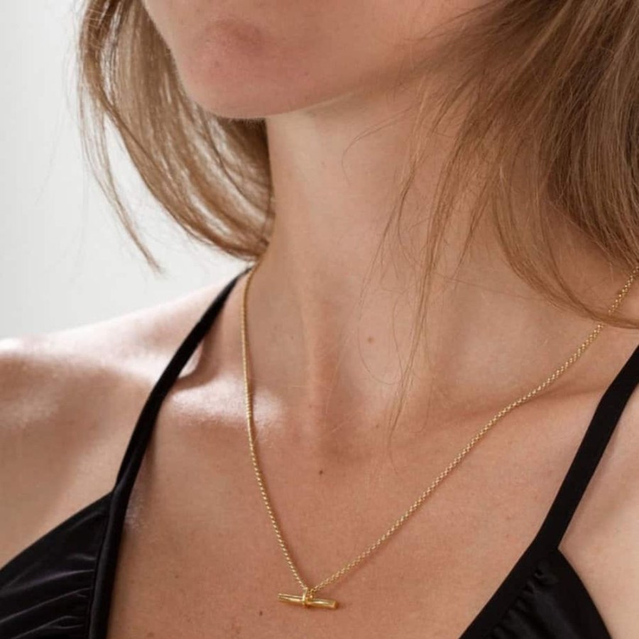 Necklaces One and Eight | Willow T-Bar Necklace