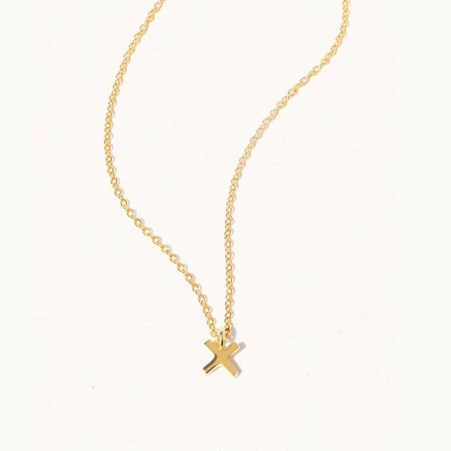 Necklaces Luceir Jewellery | Gold Vermeil Kiss Necklace