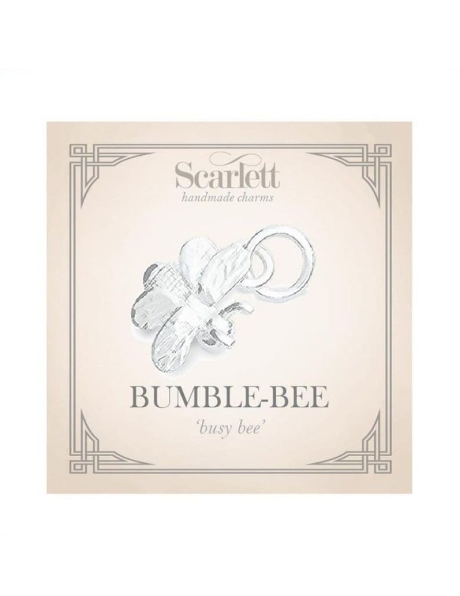 Bracelets Scarlett Jewellery | Scarlett Silver Bumblebee Charm