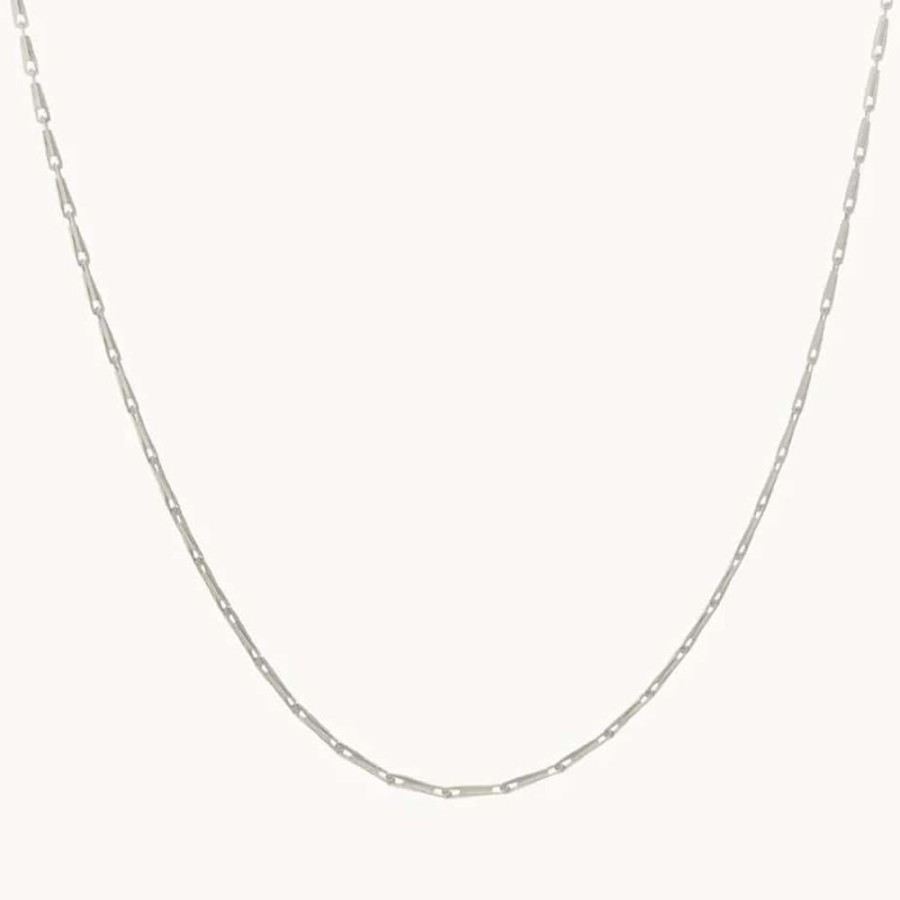 Necklaces Wild Fawn | Silver Hayseed Layering Necklace