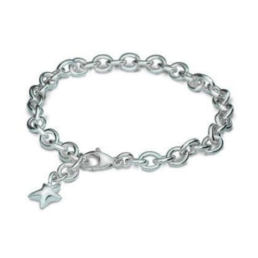 Bracelets Scarlett Jewellery | Scarlett Silver Charm Bracelet With Star