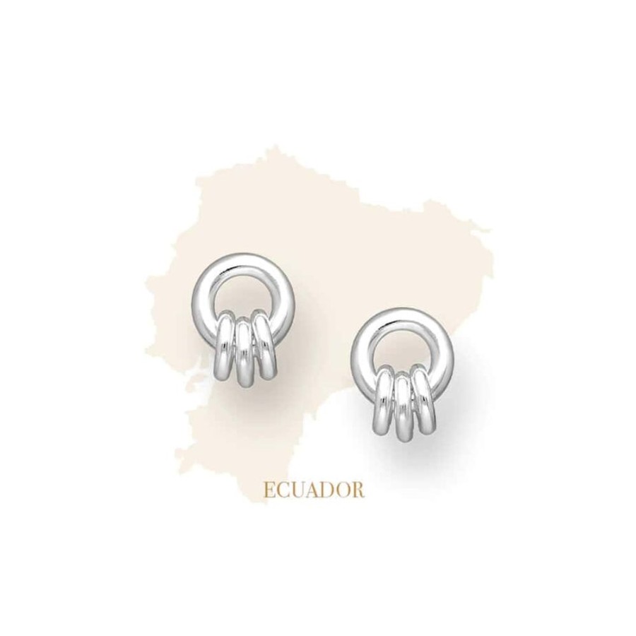 Earrings Vurchoo | Silver Rings Stud