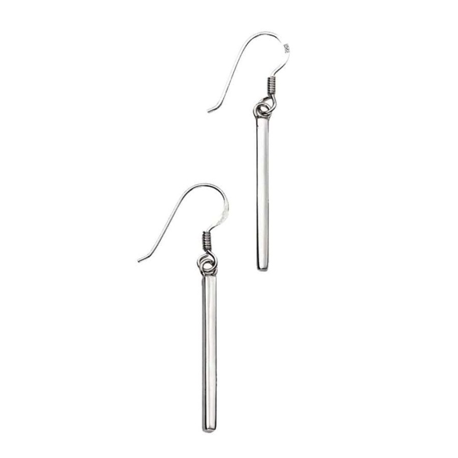 Earrings Silverado Classics | Silver Bar Drop Earrings