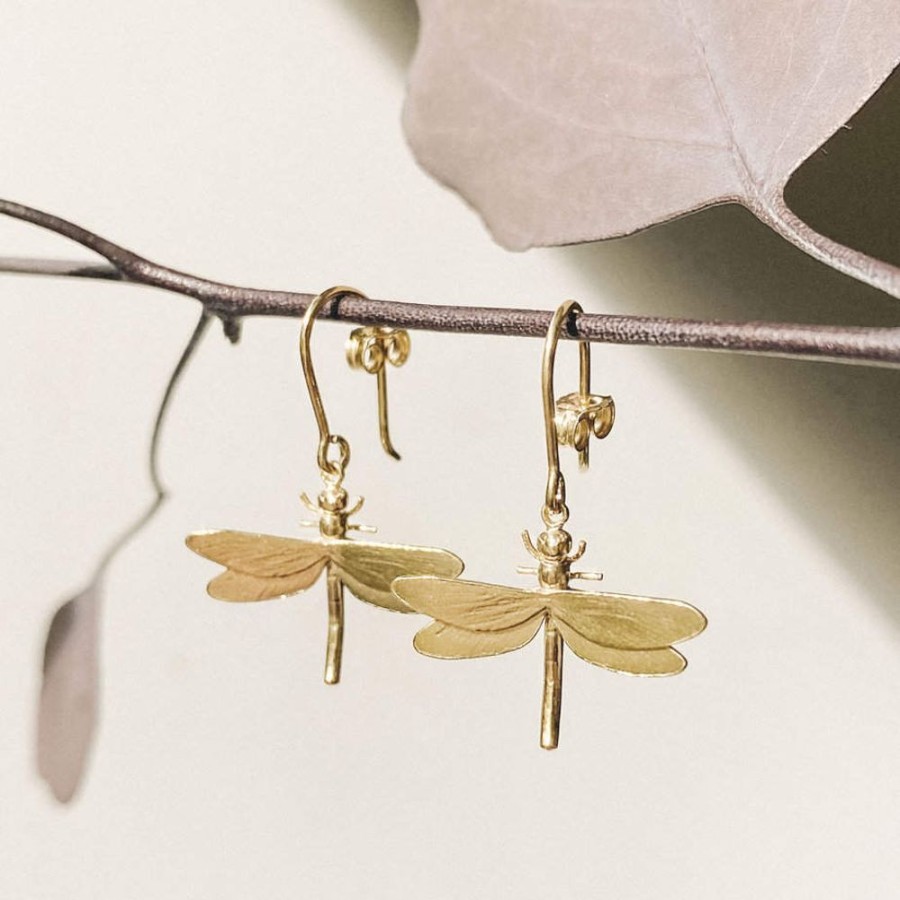 Earrings Alex Monroe | Alex Monroe Dragonfly Earrings