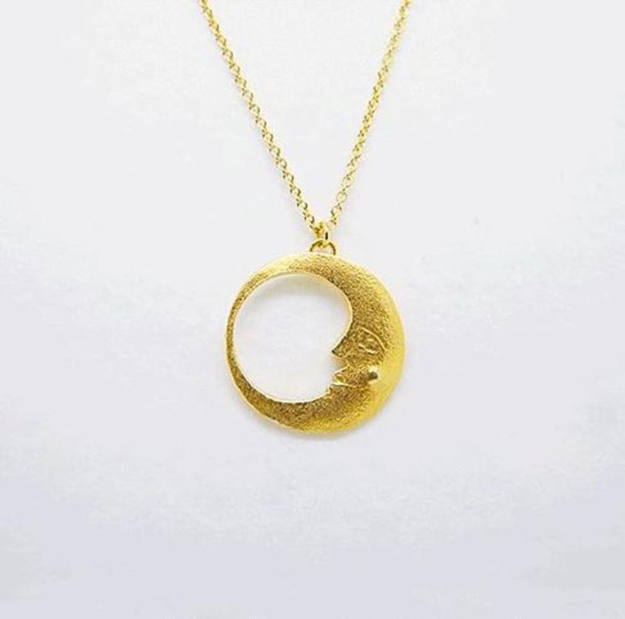 Necklaces Manom | Manom Jewellery Moon Necklace