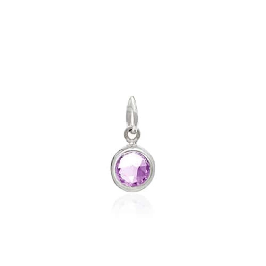 Necklaces Luceir Jewellery | February Birthstone Silver Pendant - Amethyst