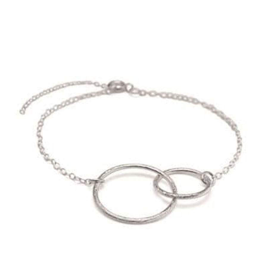 Bracelets Pernille Corydon | Pernille Corydon Silver Double Loop Bracelet