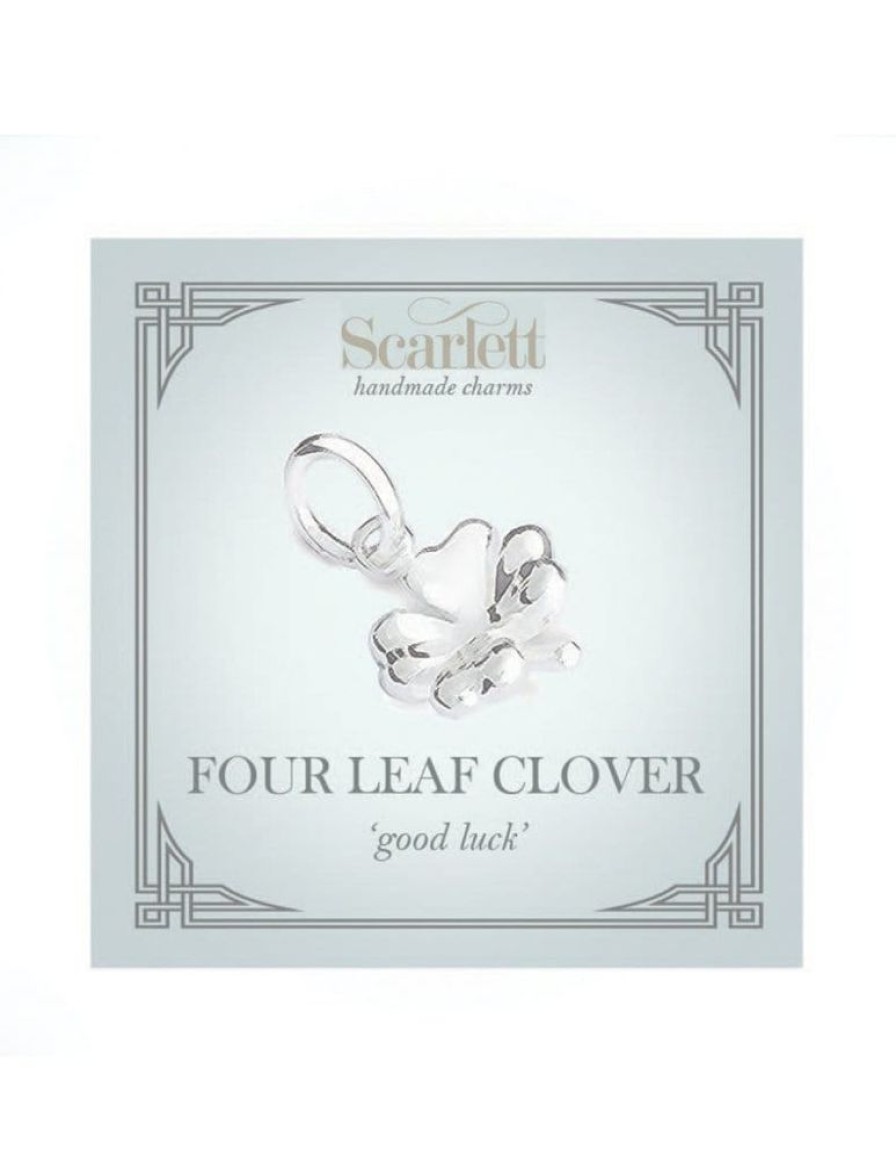 Bracelets Scarlett Jewellery | Scarlett Silver Clover Charm