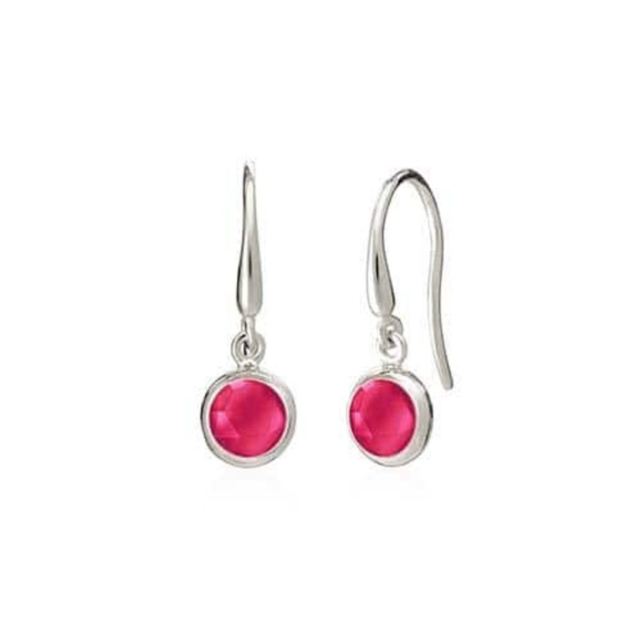 Earrings Luceir Jewellery | Luceir July Birthstone Earrings - Ruby