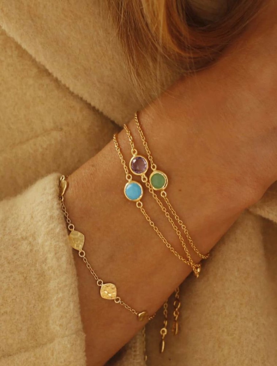 Bracelets Luceir Jewellery | Luceir October Birthstone Bracelet - Moonstone