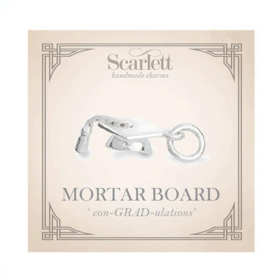 Bracelets Scarlett Jewellery | Scarlett Mortar Board Charm