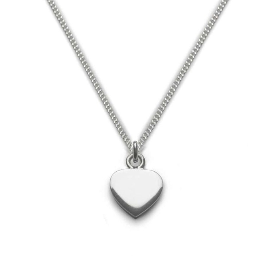 Necklaces Tales From The Earth | Silver Classic Heart Necklace