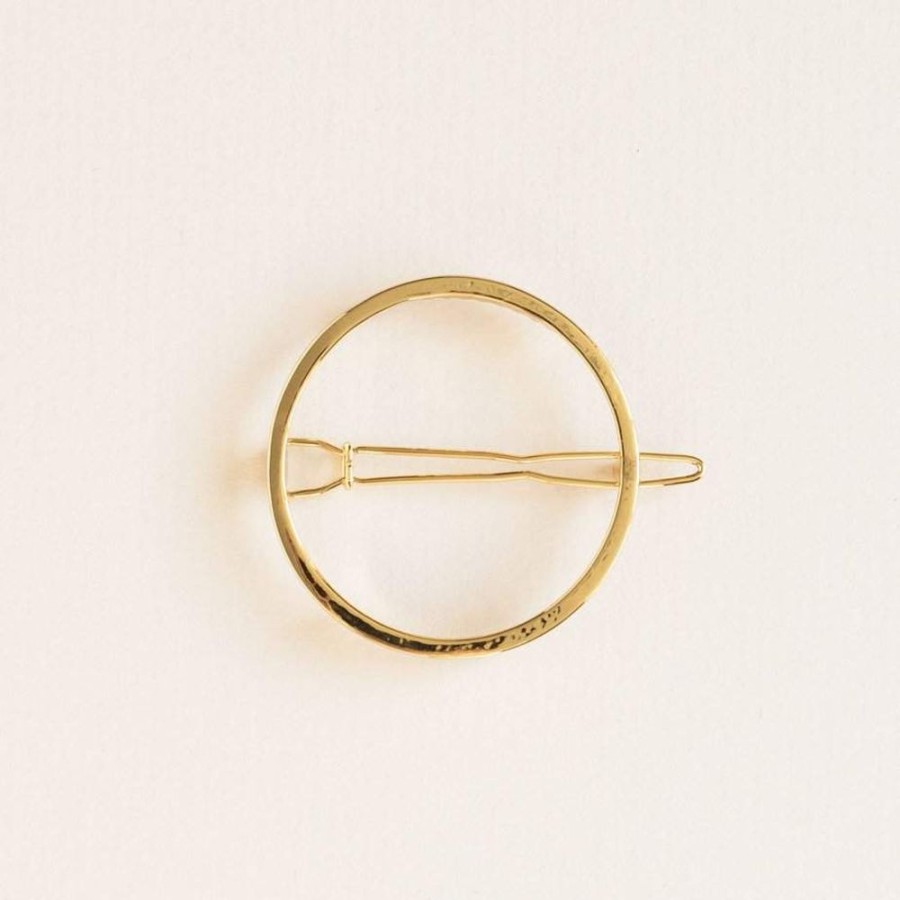 Accessories Bachca | Bachca Gold Round Barrette