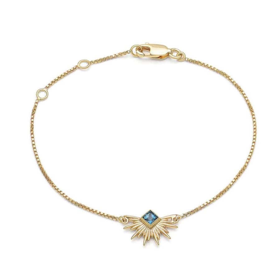 Bracelets Rachel Jackson | Rachel Jackson Electric Goddess Blue Topaz Bracelet