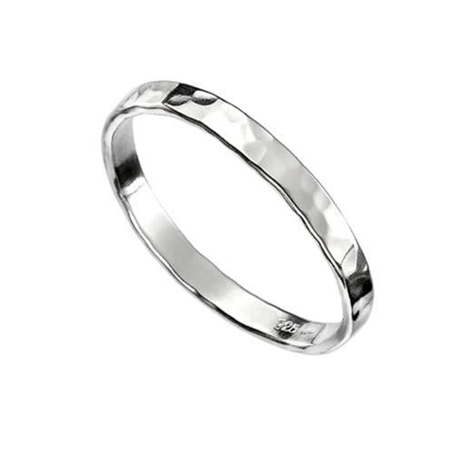 Rings Silverado Classics | Silver Hammered Band Ring