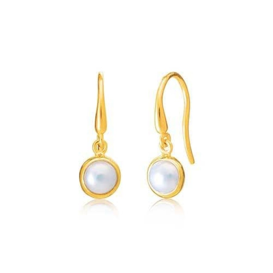 Earrings Luceir Jewellery | Luceir June Birthstone Earrings - Pearl