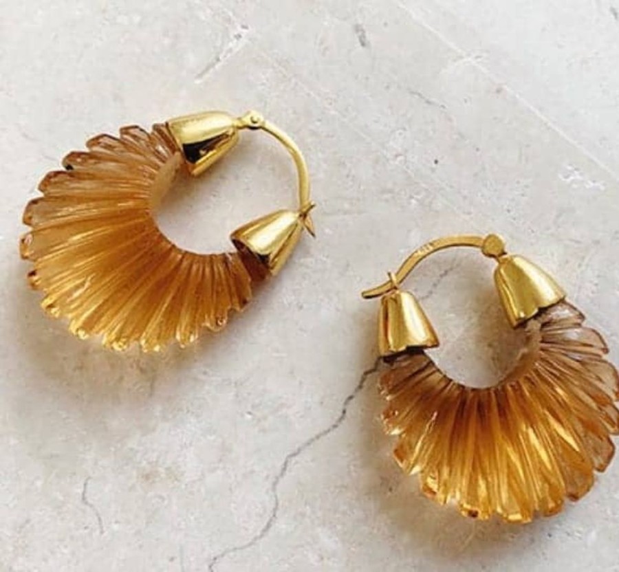 Earrings Shyla | Shyla Jewellery Ettienne Champagne Earrings