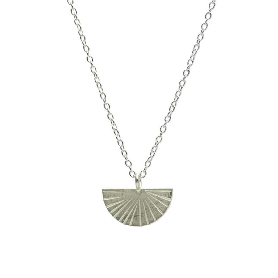 Necklaces One and Eight | Sterling Silver Fan Necklace