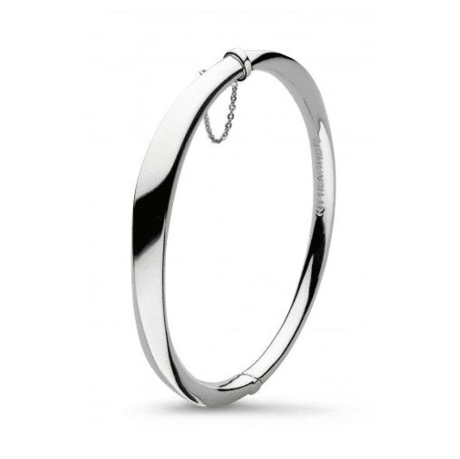 Bracelets Kit Heath | Kit Heath Bevel Curved Hinged Bangle