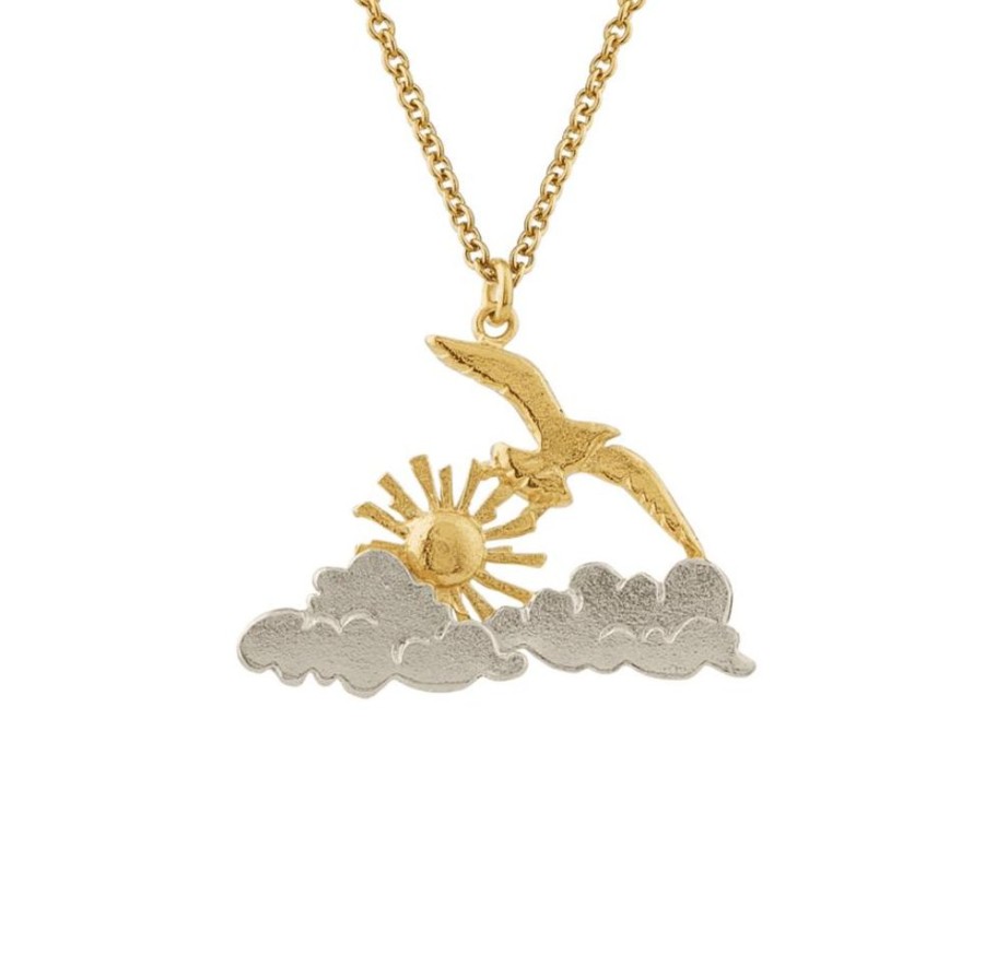 Necklaces Alex Monroe | Alex Monroe Morning Sunrise Necklace