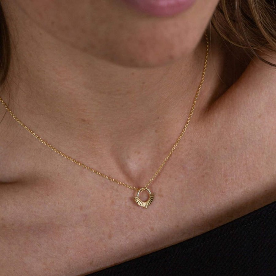 Necklaces One and Eight | Gold-Plated Wren Necklace