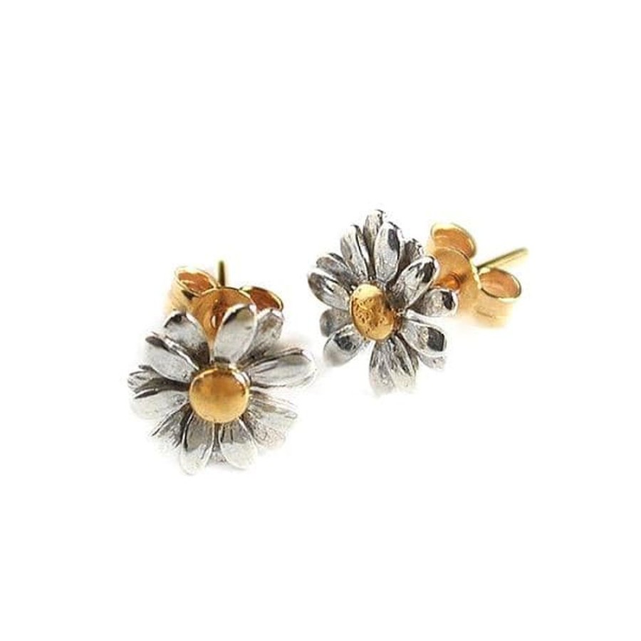 Earrings Alex Monroe | Alex Monroe Little Daisy Stud Earrings