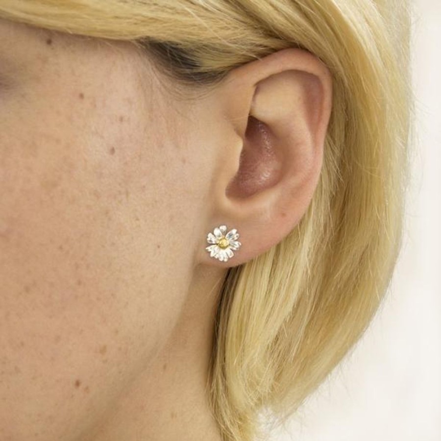 Earrings Alex Monroe | Alex Monroe Little Daisy Stud Earrings