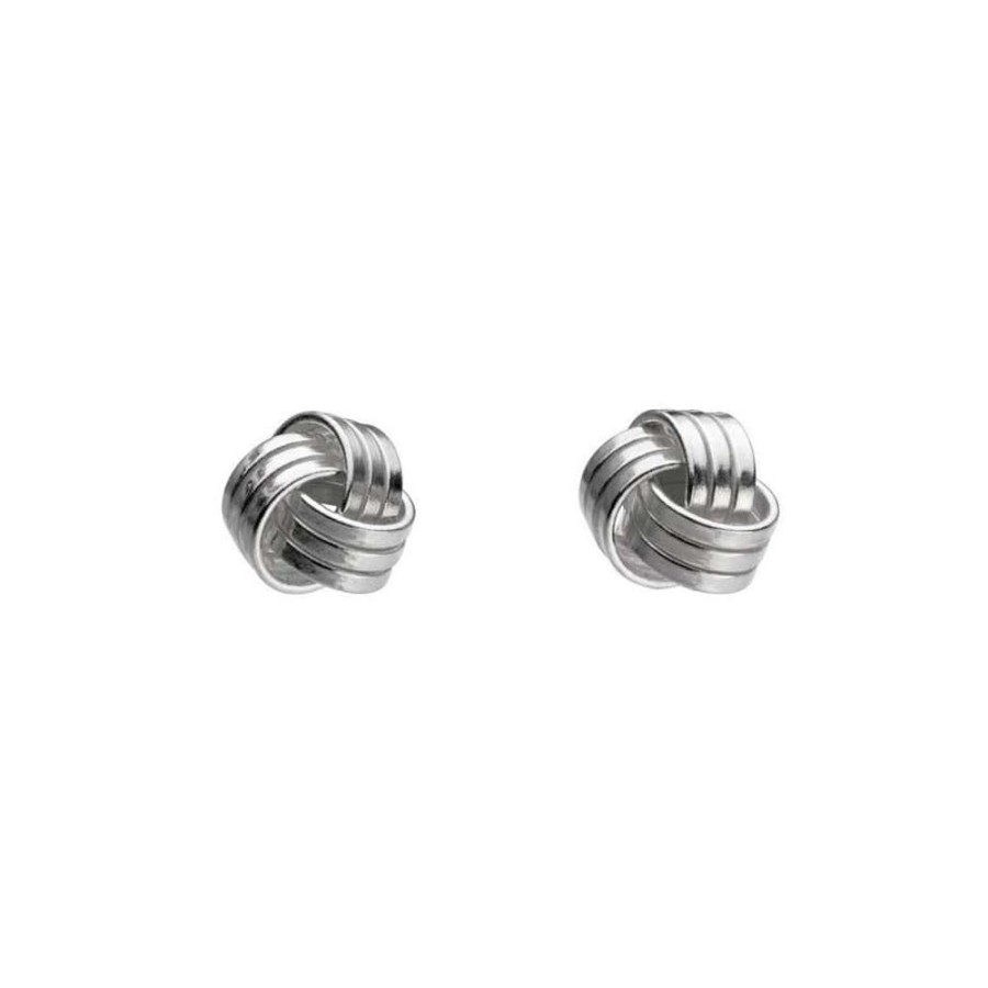 Earrings Silverado Classics | Silver Knot Stud Earrings