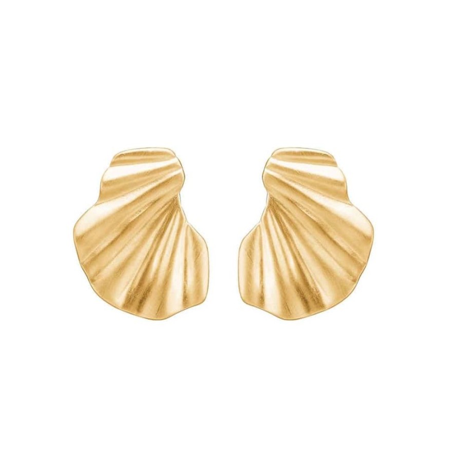 Earrings Enamel | Enamel Wave Earring