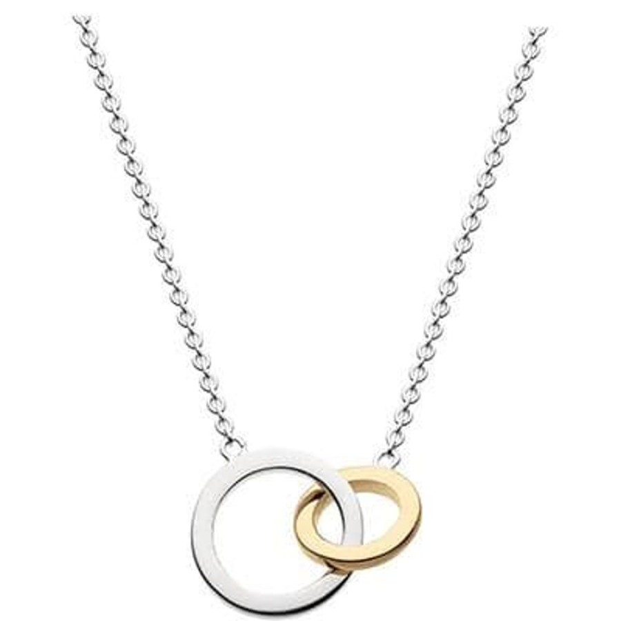 Necklaces Silverado Classics | Gold And Silver Two Loop Necklace