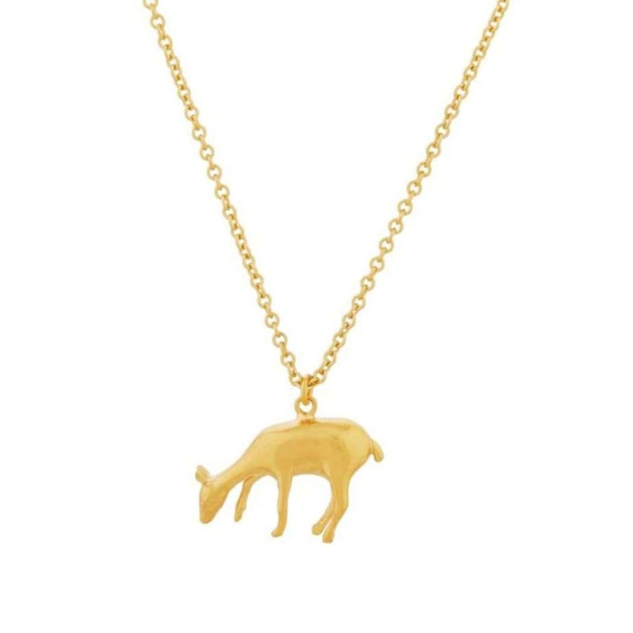 Necklaces Alex Monroe | Grazing Doe Necklace