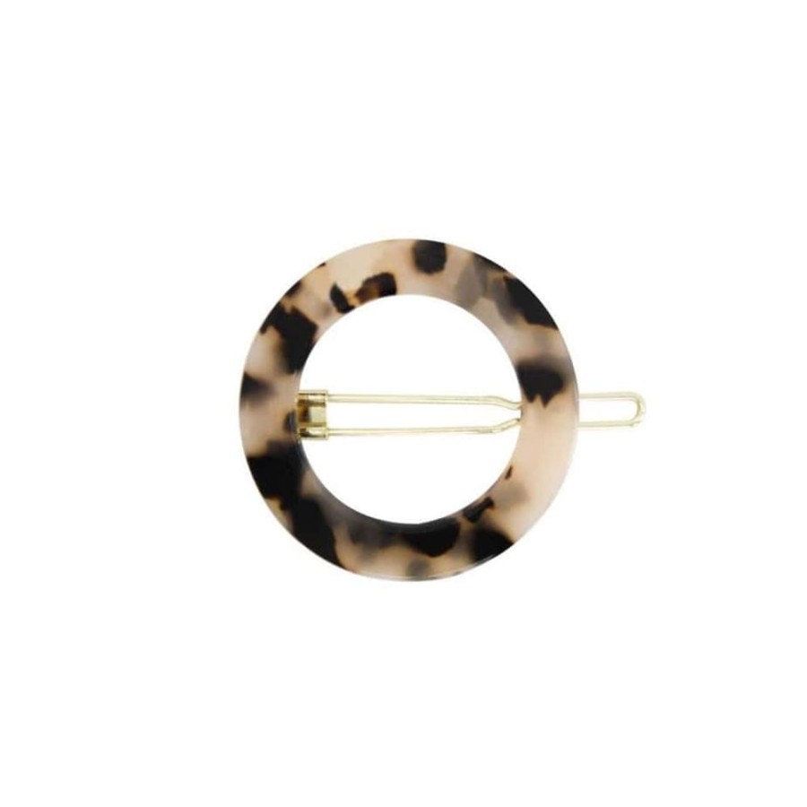 Accessories Bachca | Bachca Tortoiseshell Round Barrette