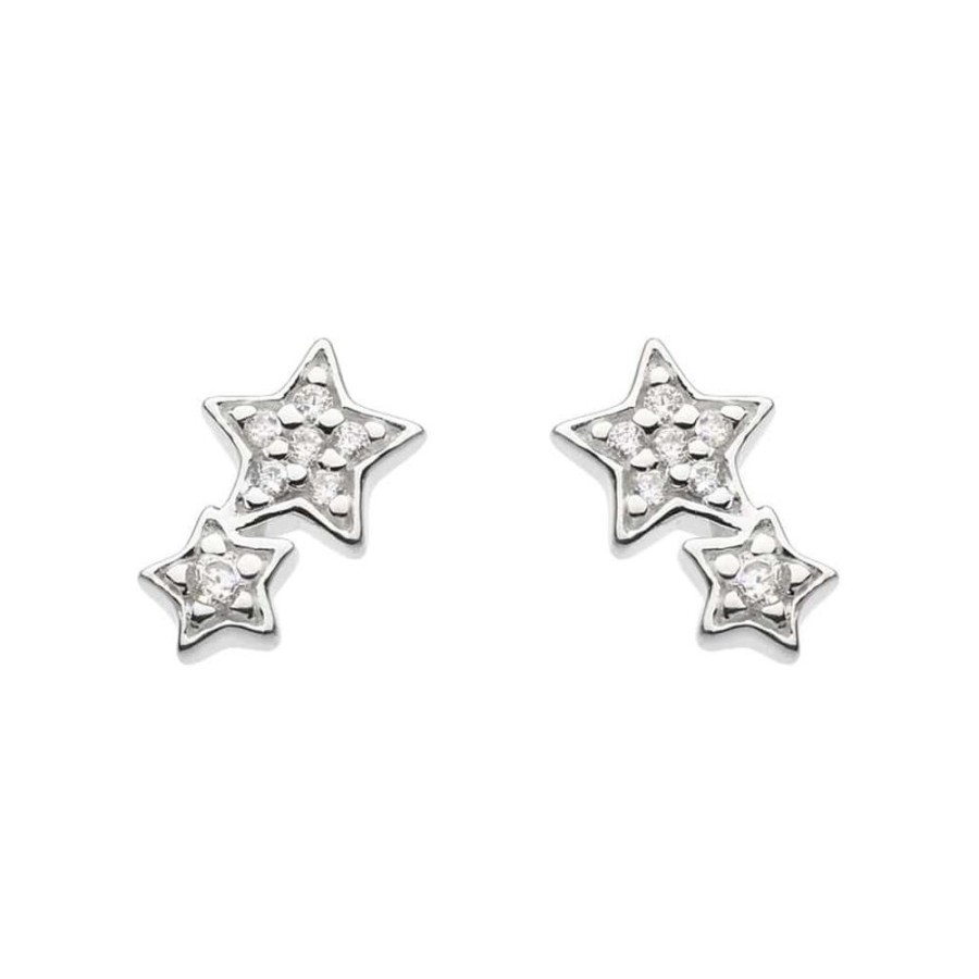 Earrings Silverado Classics | Sparkly Double Star Studs