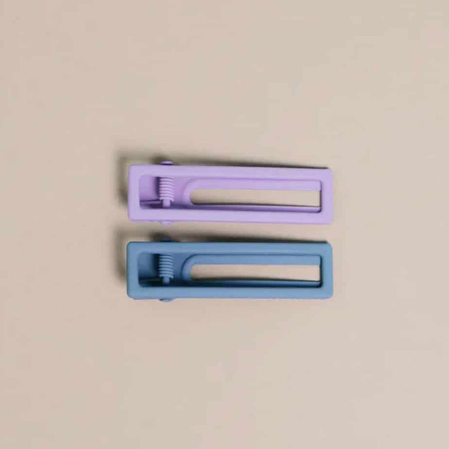 Accessories Nat + Noor | Lulu Lilac And Blue Hair Clip