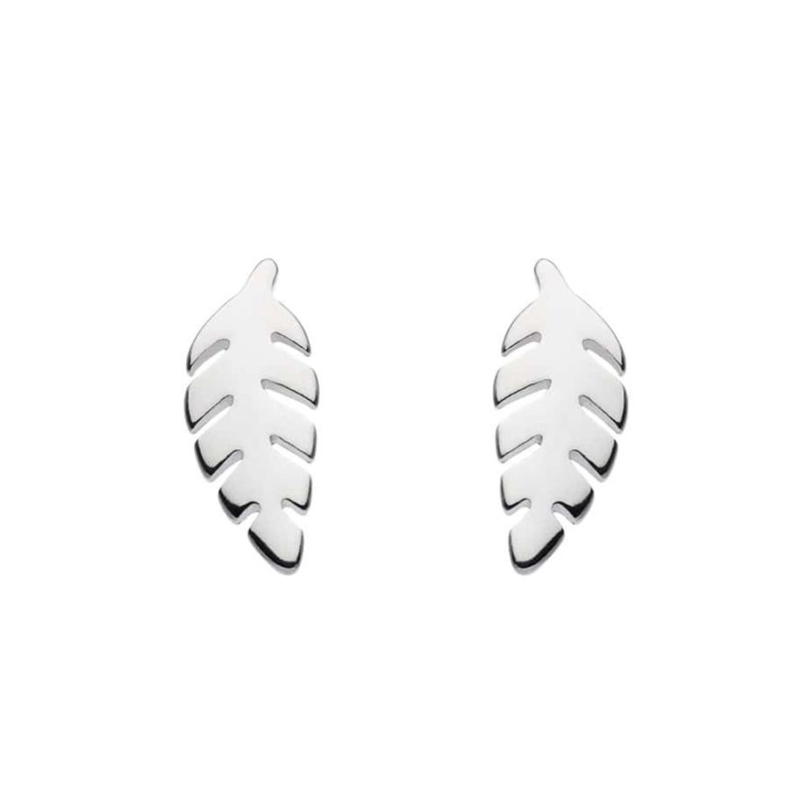 Earrings Silverado Classics | Silver Leaf Stud Earrings