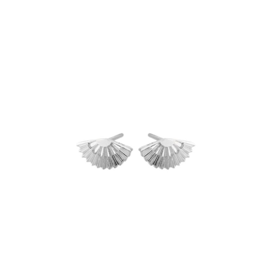 Earrings Pernille Corydon | Silver Sphere Stud Earrings